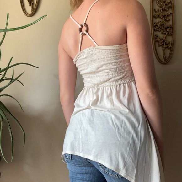 Decree Cream Boho Tank Top - Picture 8 of 9